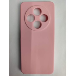 Чехол силиконовый Redmi 14C/POCO C75 Silicone Case без лого розовый