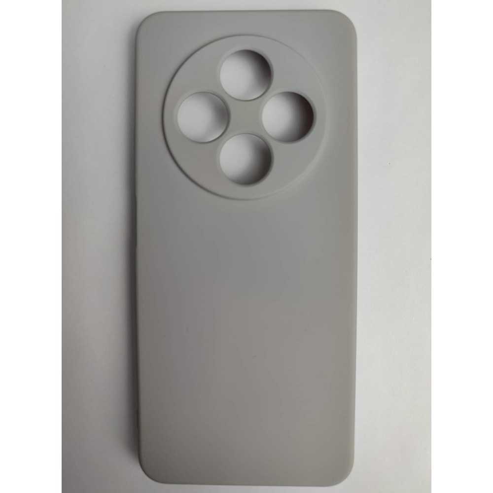 Чехол силиконовый Redmi 14C/POCO C75 Silicone Case без лого серый
