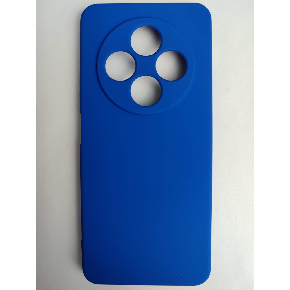 Чехол силиконовый Redmi 14C/POCO C75 Silicone Case без лого синий