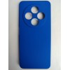 Чехол силиконовый Redmi 14C/POCO C75 Silicone Case без лого синий