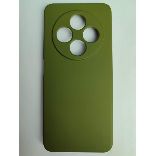 Чехол силиконовый Redmi 14C/POCO C75 Silicone Cover без лого хаки