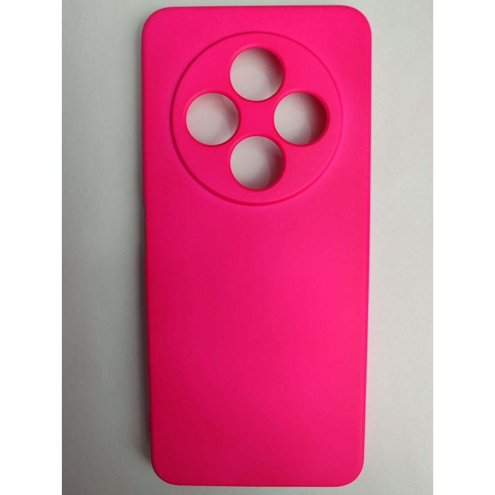 Чехол силиконовый Redmi 14C/POCO C75 Silicone Cover Nano фуксия