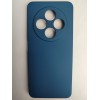 Чехол силиконовый Redmi 14C/POCO C75 Silicone Cover Nano темно-синий