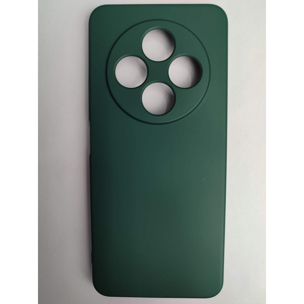 Чехол силиконовый Redmi 14C/POCO C75 Silicone Cover Nano темно-зеленый