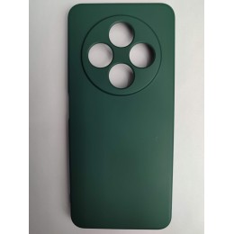 Чехол силиконовый Redmi 14C/POCO C75 Silicone Cover Nano темно-зеленый