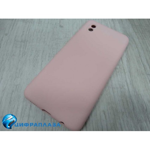 Чехол силиконовый Samsung A01 Core Silicone Case New Era светло-розовый