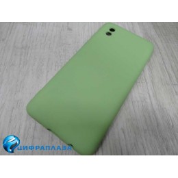 Чехол силиконовый Samsung A01 Core Silicone Case New Era зеленый