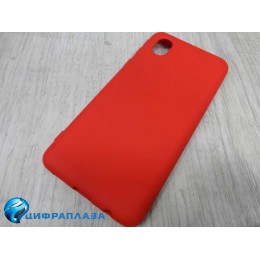 Чехол силиконовый Samsung A01 Core Silicone Cover Nano 2mm красный