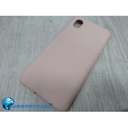 Чехол силиконовый Samsung A01 Core Silicone Cover Nano розовый песок
