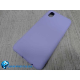 Чехол силиконовый Samsung A01 Core Silicone Cover Nano сиреневый