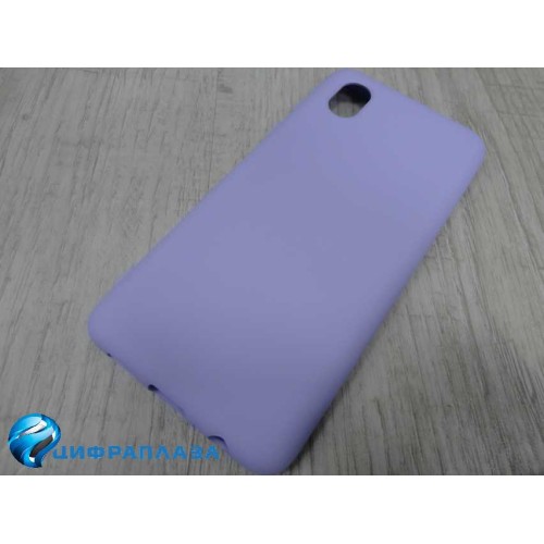 Чехол силиконовый Samsung A01 Core Silicone Cover Nano сиреневый