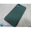 Чехол силиконовый Samsung A01 Core Silicone Cover Nano темно-зеленый