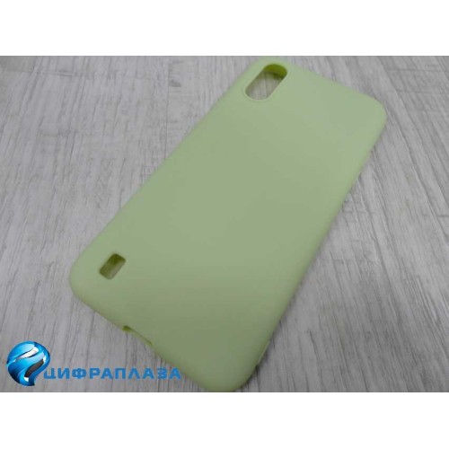 Чехол силиконовый Samsung A01 Soft Thing зеленый
