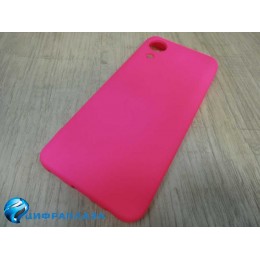 Чехол силиконовый Samsung A03 Core Silicone Case фуксия