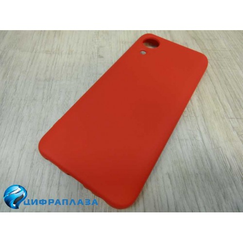 Чехол силиконовый Samsung A03 Core Silicone Cover красный