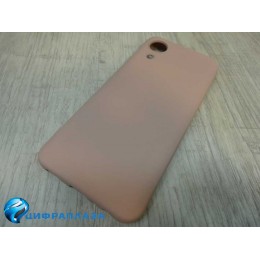 Чехол силиконовый Samsung A03 Core Silicone Cover пудровый