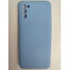Чехол силиконовый Samsung A03s Silicone Cover Nano бледно-голубой