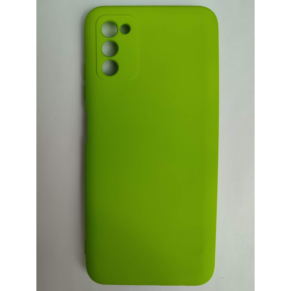 Чехол силиконовый Samsung A03s Silicone Cover Nano зеленый