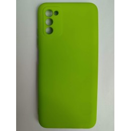 Чехол силиконовый Samsung A03s Silicone Cover Nano зеленый
