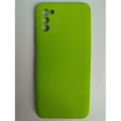 Чехол силиконовый Samsung A03s Silicone Cover Nano зеленый