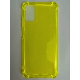 Чехол силиконовый Samsung A03s яркий противоударный желтый