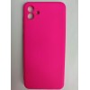 Чехол силиконовый Samsung A04 Silicone Cover Nano фуксия
