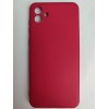 Чехол силиконовый Samsung A04 Silicone Cover Nano вишневый