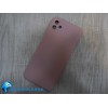 Чехол силиконовый Samsung A04 Silicone Cover пудровый