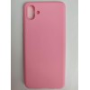 Чехол силиконовый Samsung A04 Soft Touch матовый розовый