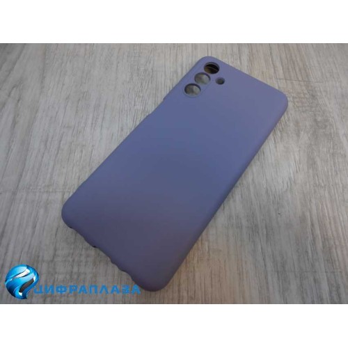 Чехол силиконовый Samsung A04s Silicone Cover Nano 2mm космический серый