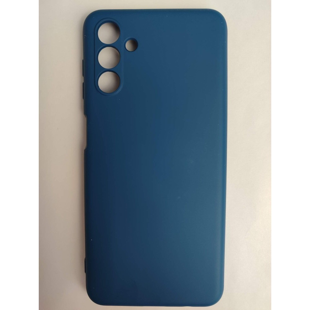 Чехол силиконовый Samsung A04s Silicone Cover Nano темно-синий