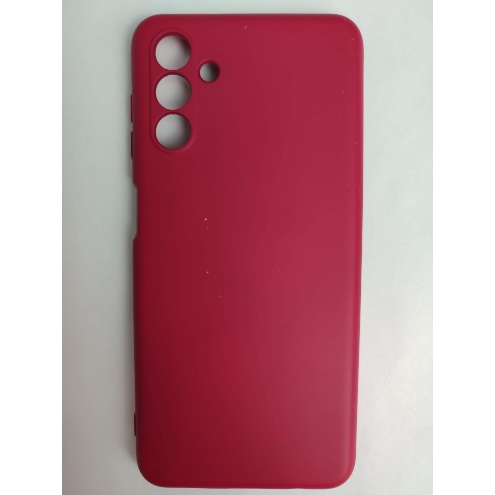 Чехол силиконовый Samsung A04s Silicone Cover Nano вишневый