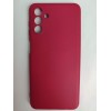 Чехол силиконовый Samsung A04s Silicone Cover Nano вишневый