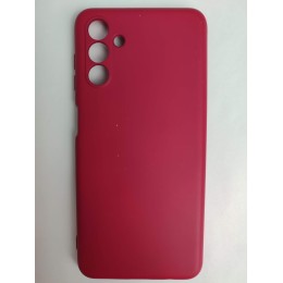 Чехол силиконовый Samsung A04s Silicone Cover Nano вишневый