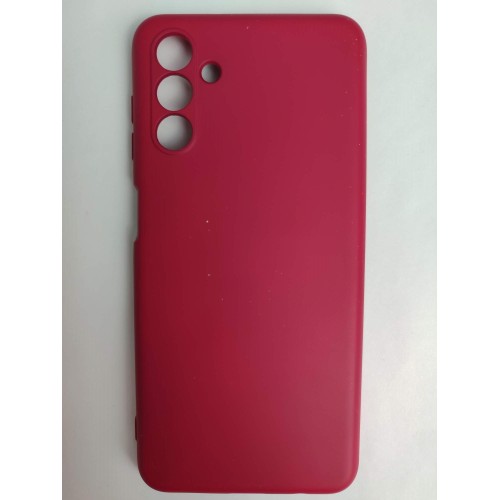 Чехол силиконовый Samsung A04s Silicone Cover Nano вишневый