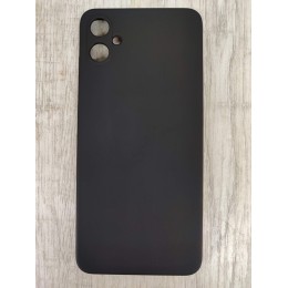 Чехол силиконовый Samsung A05 Silicone Cover без лого черный