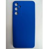 Чехол силиконовый Samsung A05s Silicone Cover без лого синий