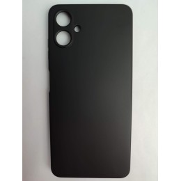 Чехол силиконовый Samsung A06 Silicone Cover без лого черный