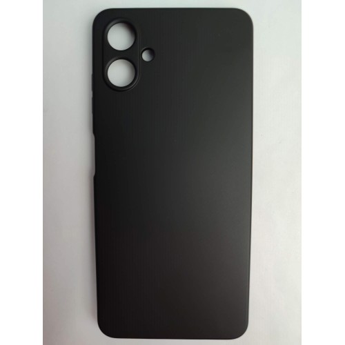 Чехол силиконовый Samsung A06 Silicone Cover без лого черный