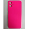 Чехол силиконовый Samsung A06 Silicone Cover без лого фуксия