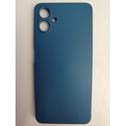 Чехол силиконовый Samsung A06 Silicone Cover без лого темно-синий