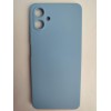 Чехол силиконовый Samsung A06 Silicone Cover Nano голубой