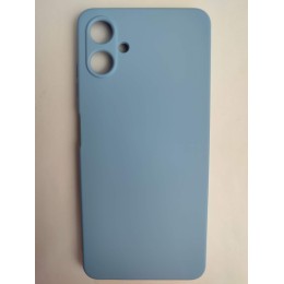 Чехол силиконовый Samsung A06 Silicone Cover Nano голубой