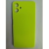 Чехол силиконовый Samsung A06 Silicone Cover Nano салатовый