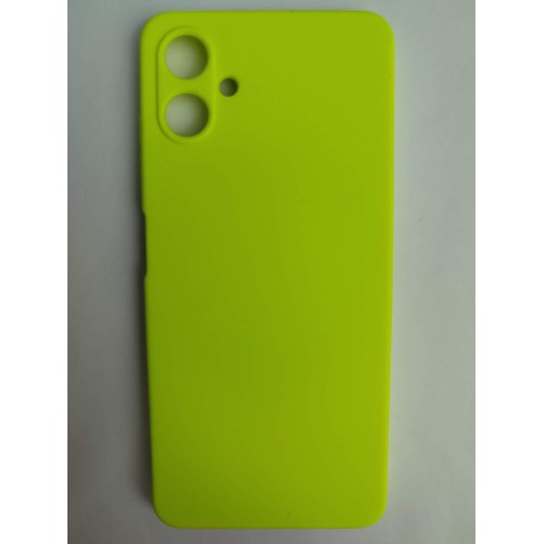 Чехол силиконовый Samsung A06 Silicone Cover Nano салатовый