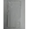 Чехол силиконовый Samsung A07 прозрачный с защитой камеры 