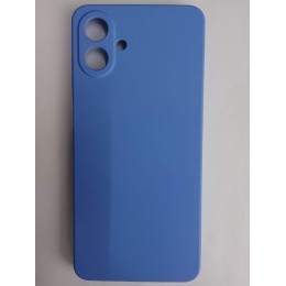 Чехол силиконовый Samsung A07 Silicone Cover без лого голубой