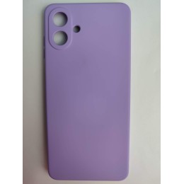 Чехол силиконовый Samsung A07 Silicone Cover без лого сиреневый
