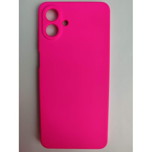 Чехол силиконовый Samsung A07 Silicone Cover Nano фуксия