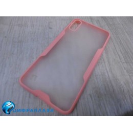 Чехол силиконовый Samsung A10 Limpid Case розовый